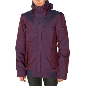 Holden Isobel Ski Snowboard Jacket Purple Insulated Hooded Womens M $400 MSRP